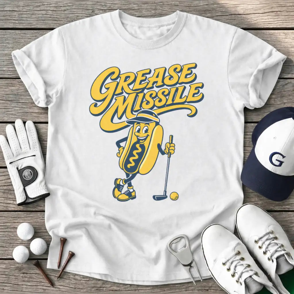 White / S Grease Missile T-Shirt