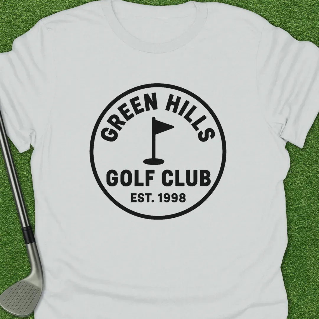 White / S Green Hills Golf T-Shirt