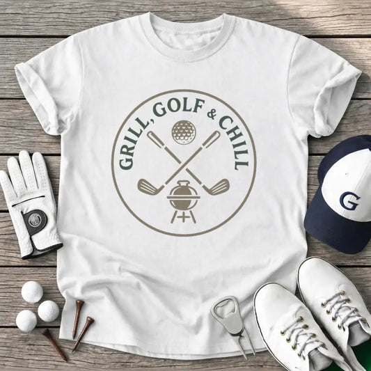 White / S Grill Golf Chill T-Shirt