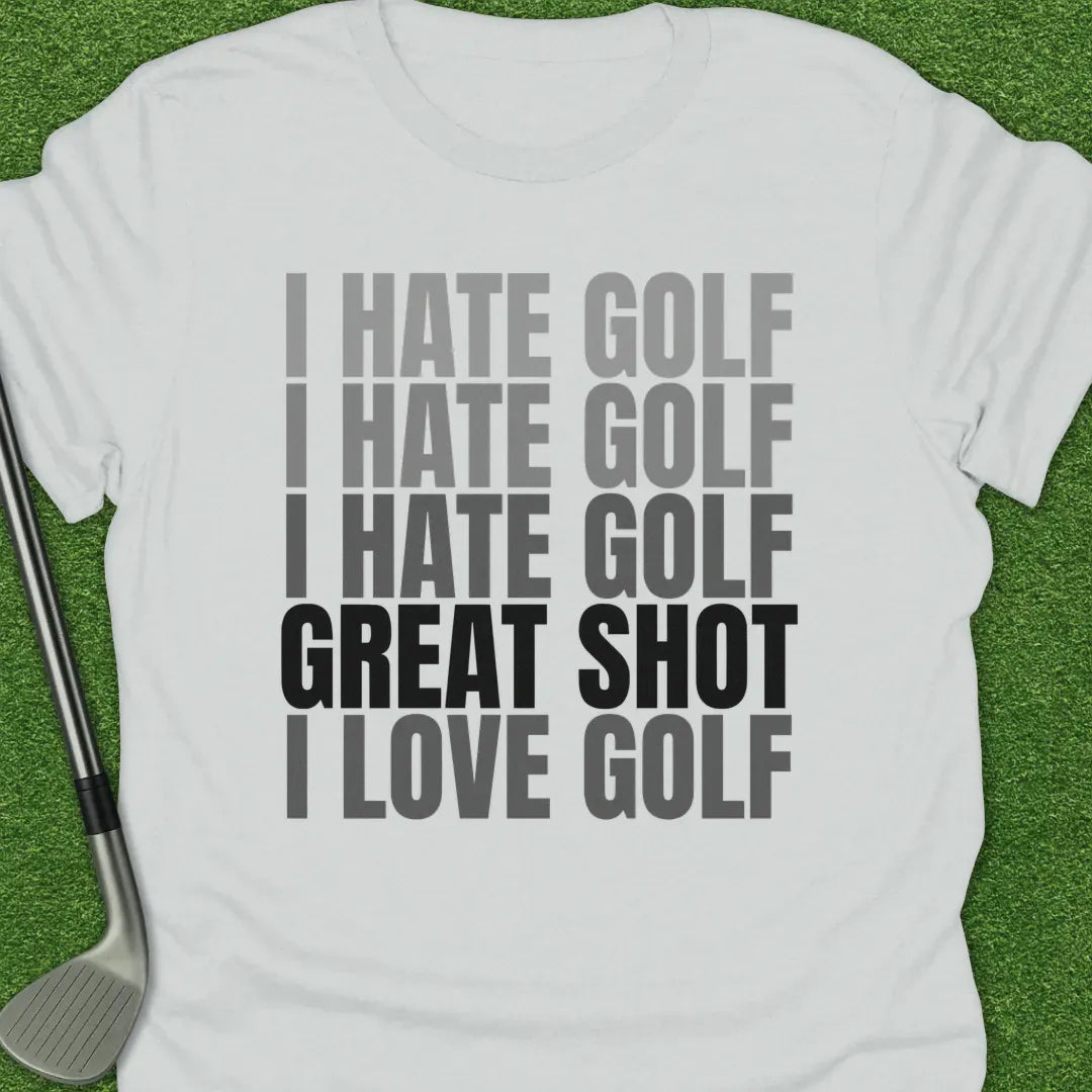 White / S Hate Golf Hate Golf T-Shirt