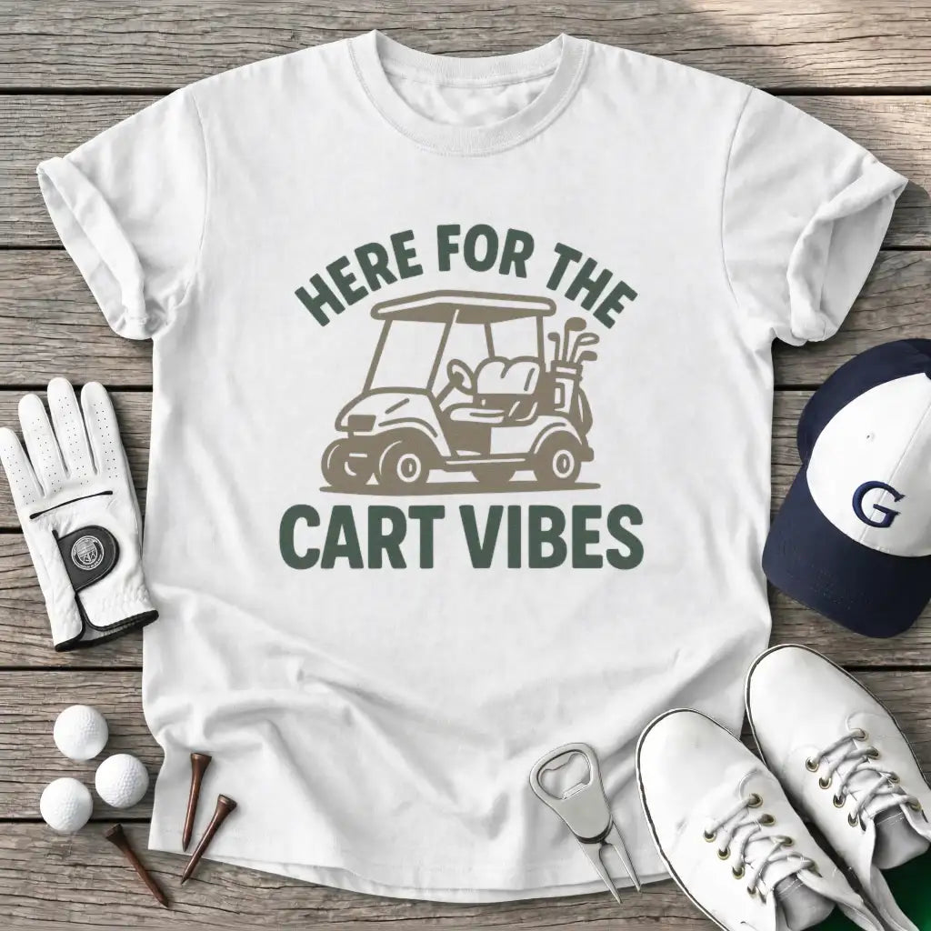 White / S Here For The Cart T-Shirt