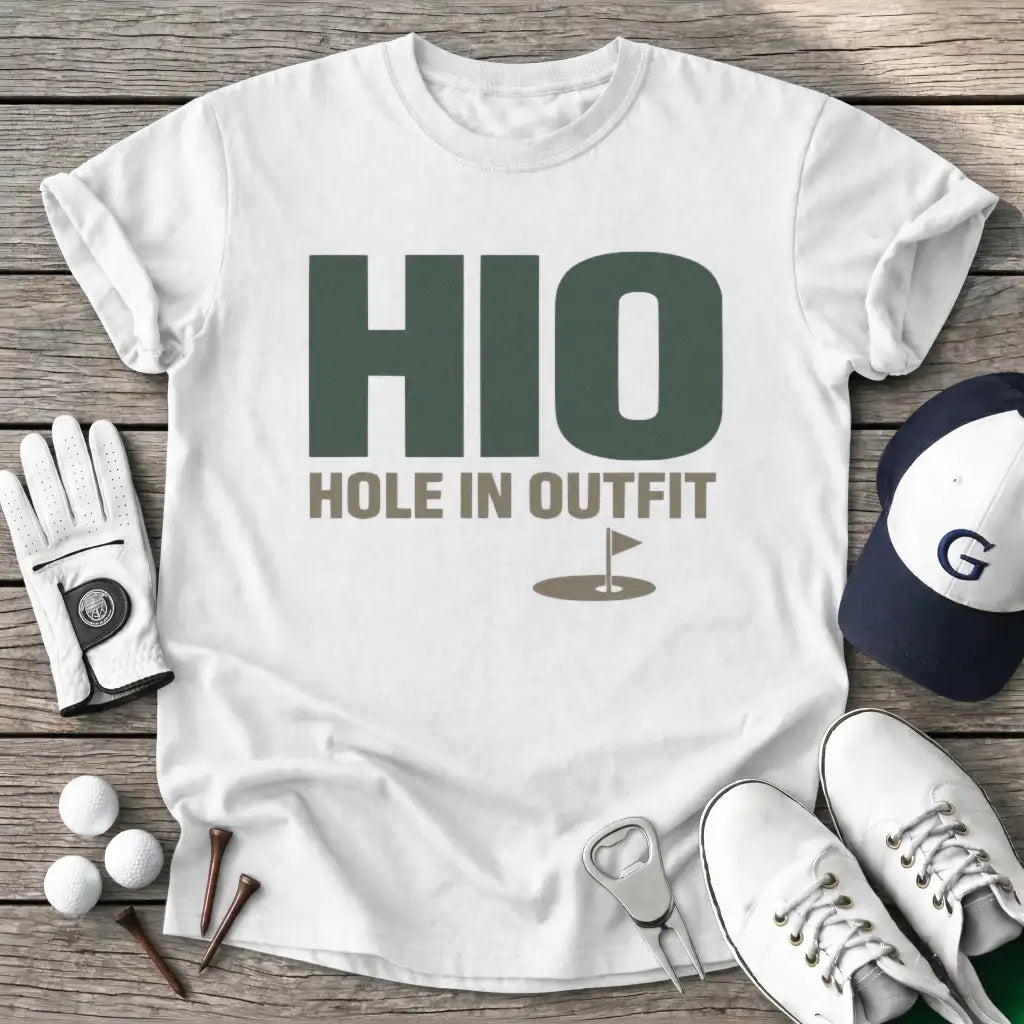 White / S Hio Hole Outfit T-Shirt