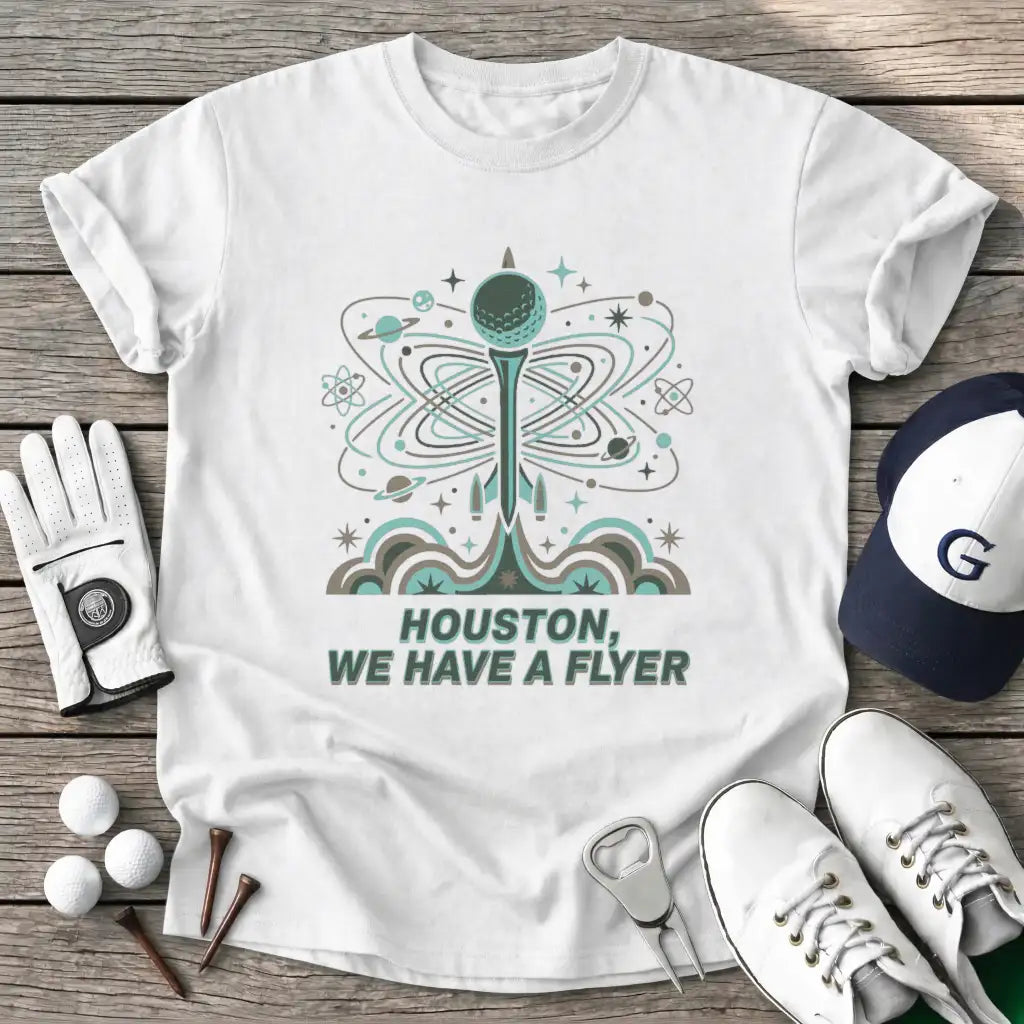 White / S Houston Have Flyer T-Shirt