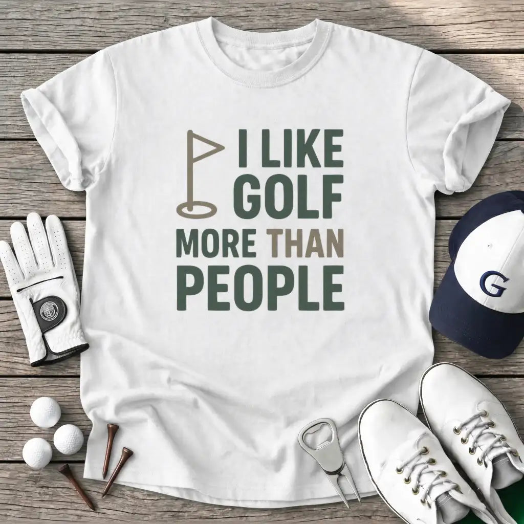 White / S Like Golf More Than T-Shirt
