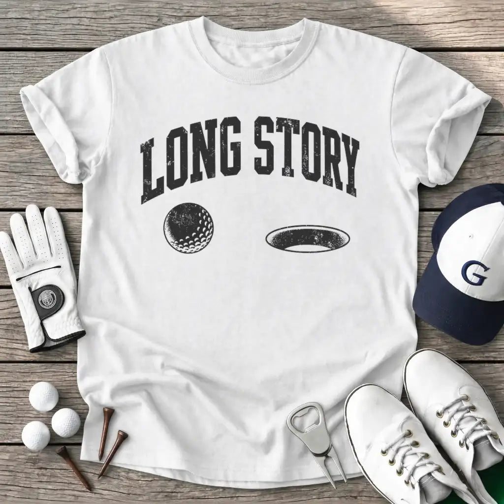 Long Story Short T-Shirt in White