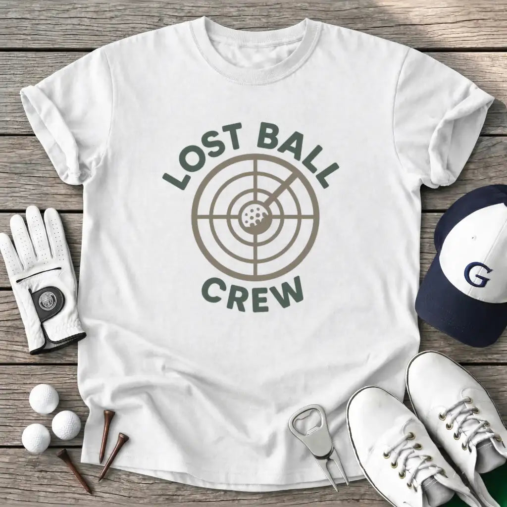 White / S Lost Ball Crew T-Shirt