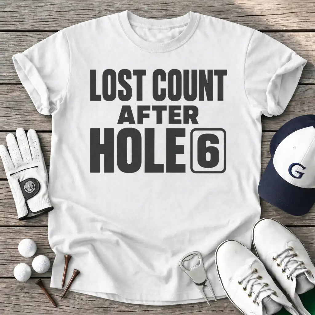 Lost Count After T-Shirt in White