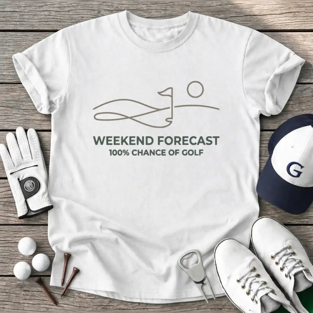 White / S Minimal Weekend T-Shirt