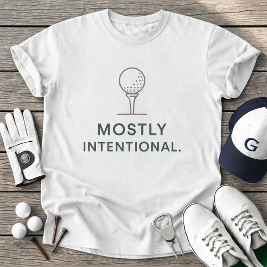 White / S Mostly Intentional T-Shirt