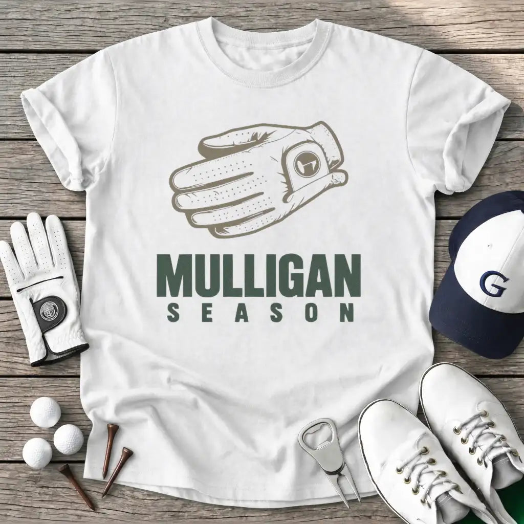 White / S Mulligan Season T-Shirt