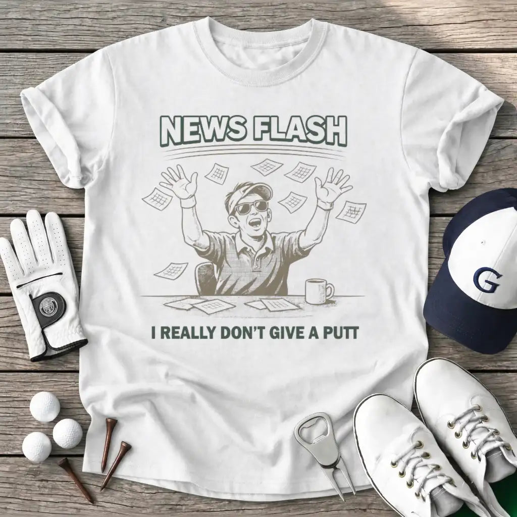 White / S News Flash Really T-Shirt