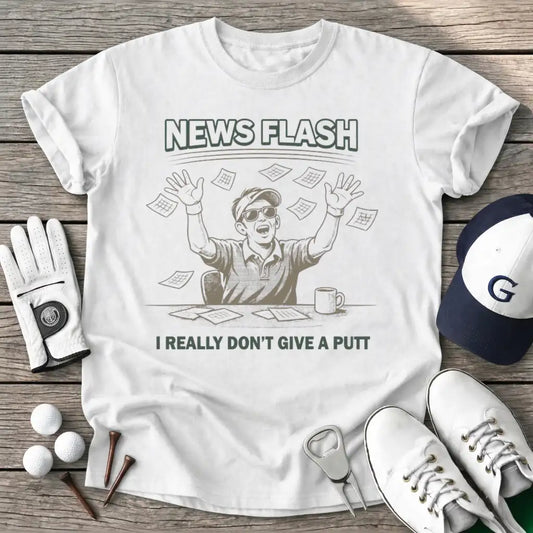 White / S News Flash Really T-Shirt