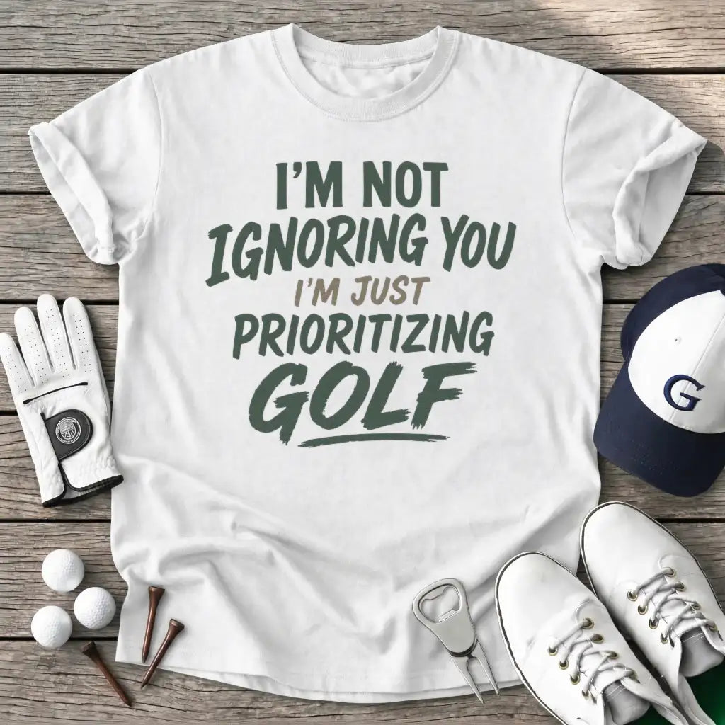 White / S Not Ignoring You T-Shirt