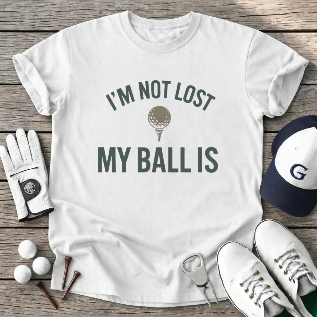 White / S Not Lost Ball T-Shirt