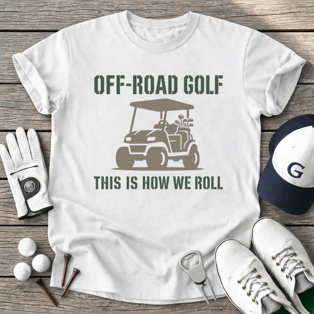 White / S Offroad Golf This T-Shirt
