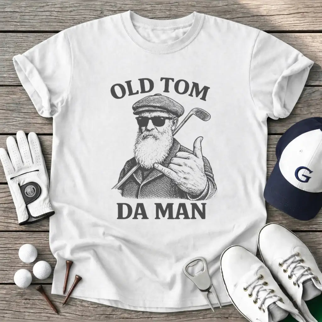 White / S Old Tom Man T-Shirt