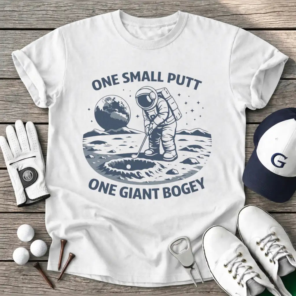 White / S One Small Putt One T-Shirt