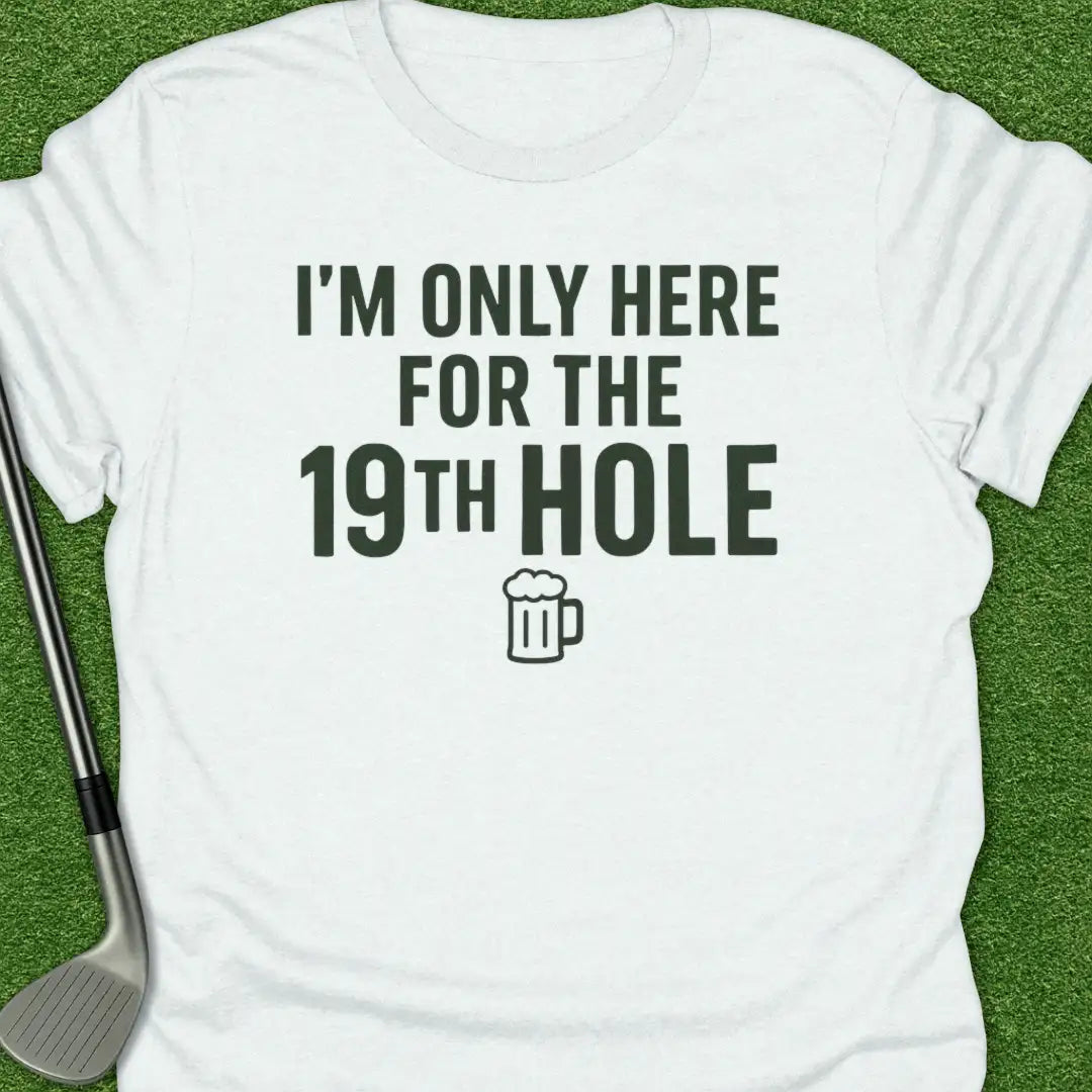 White / S Only Here For The T-Shirt