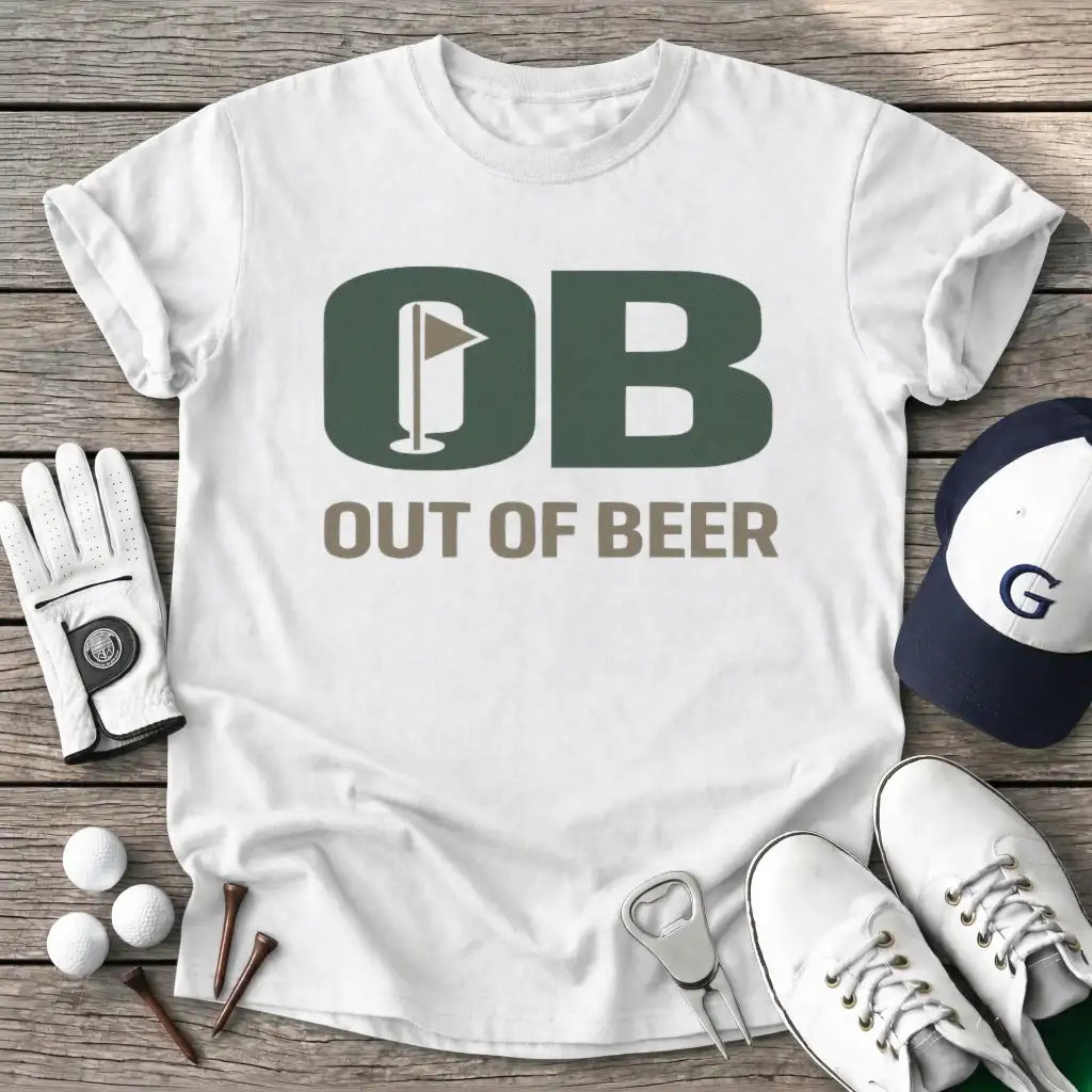 White / S Out Beer T-Shirt