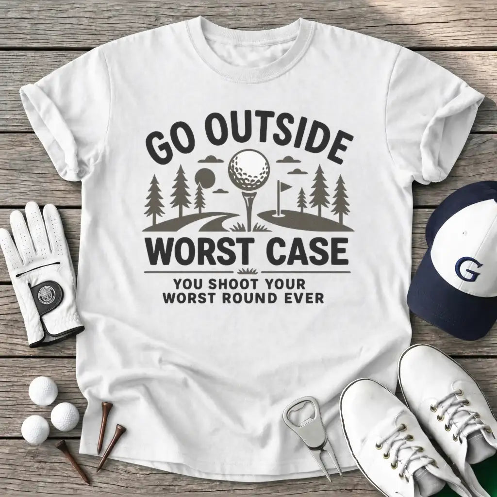 White / S Outside Worst Case T-Shirt