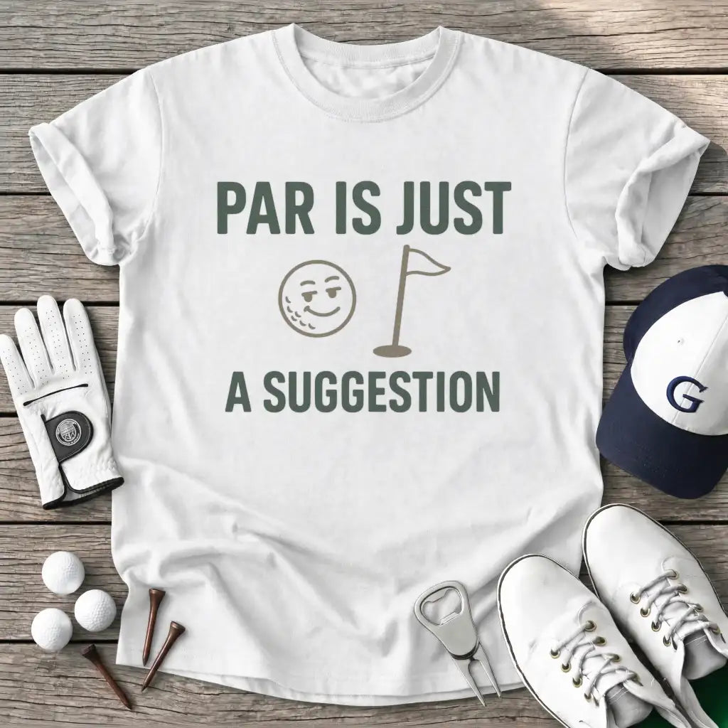 White / S Par Just Suggestion T-Shirt
