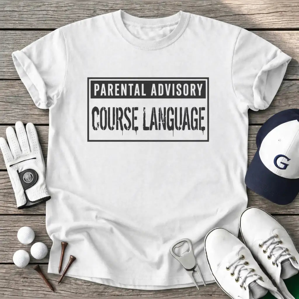 White / S Parental Advisory T-Shirt