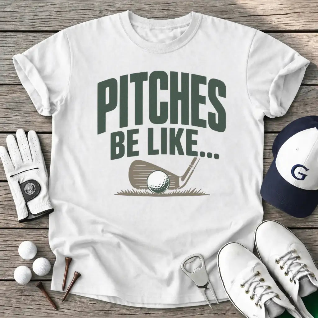 White / S Pitches Like T-Shirt