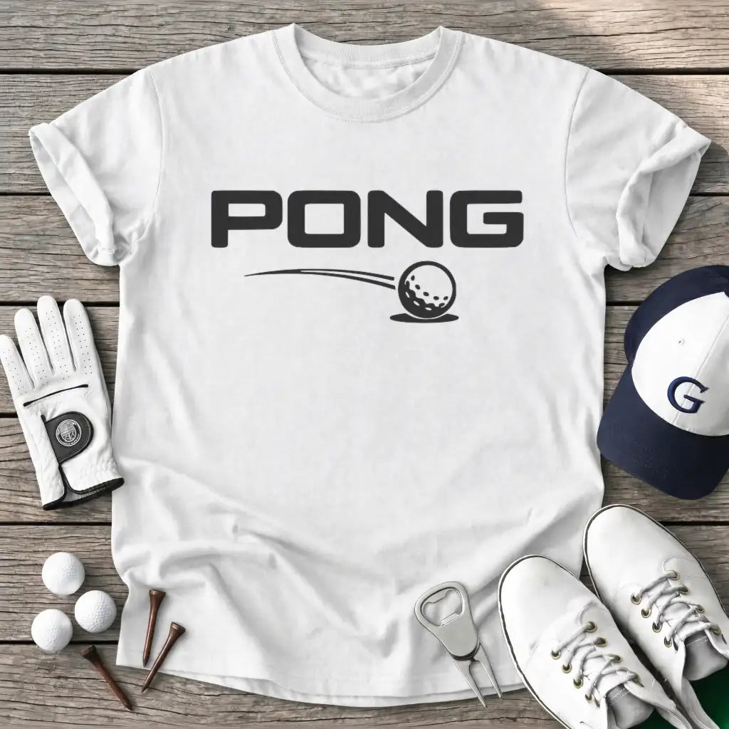 White / S Pong T-Shirt