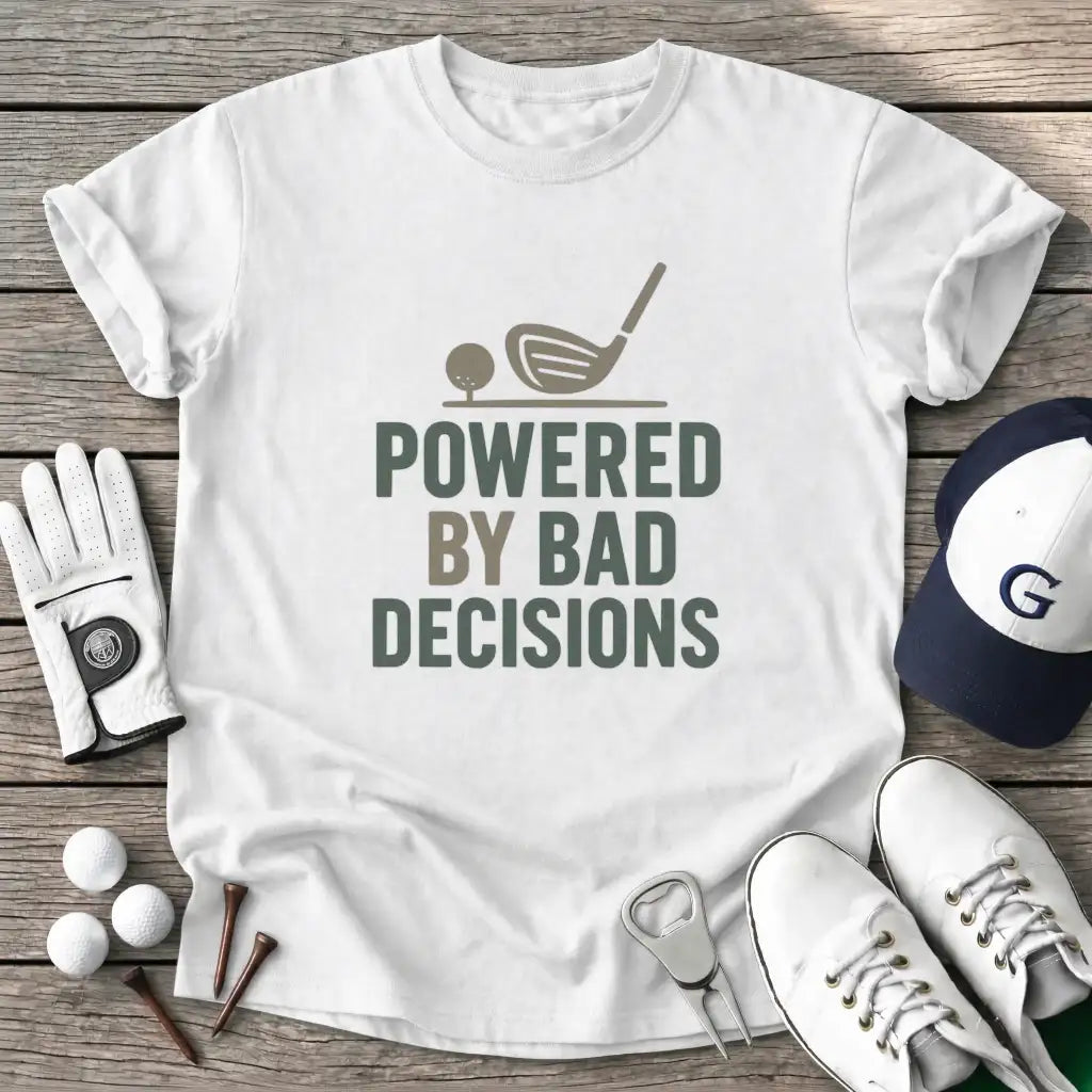 White / S Powered Bad T-Shirt