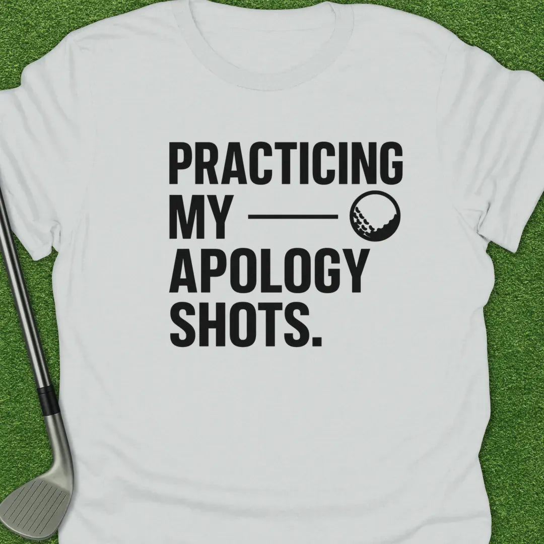 White / S Practicing Apology T-Shirt