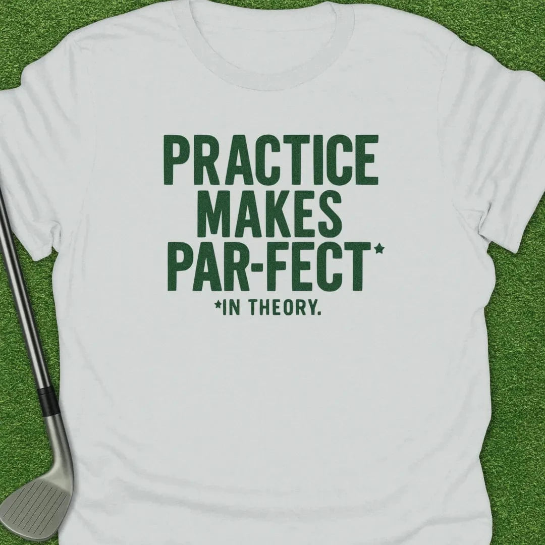 White / S Pratice Makes T-Shirt