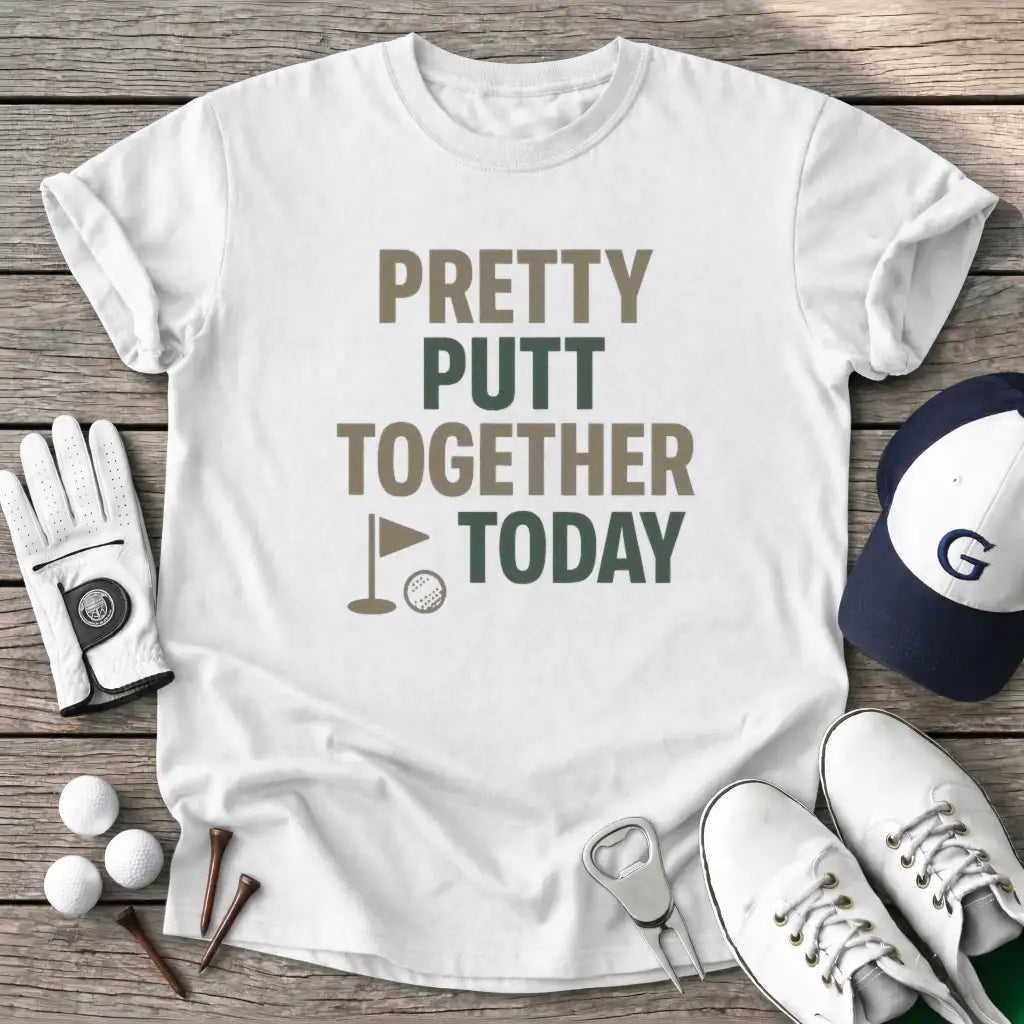 White / S Pretty Putt T-Shirt