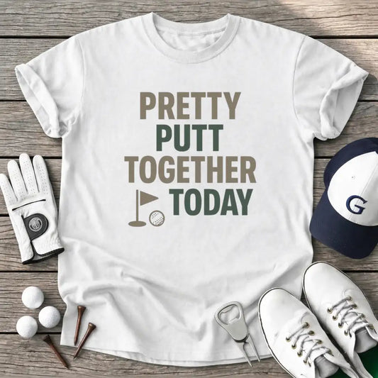White / S Pretty Putt T-Shirt