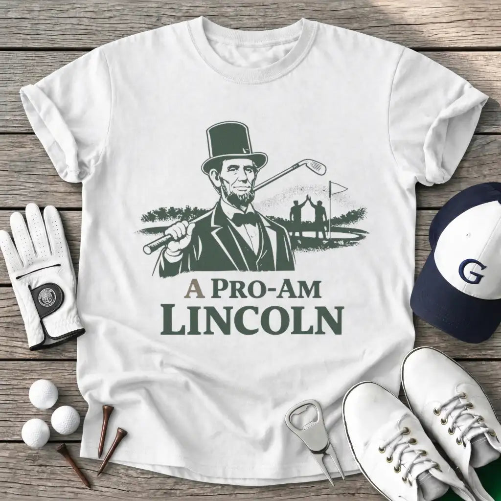White / S Proam Lincoln T-Shirt