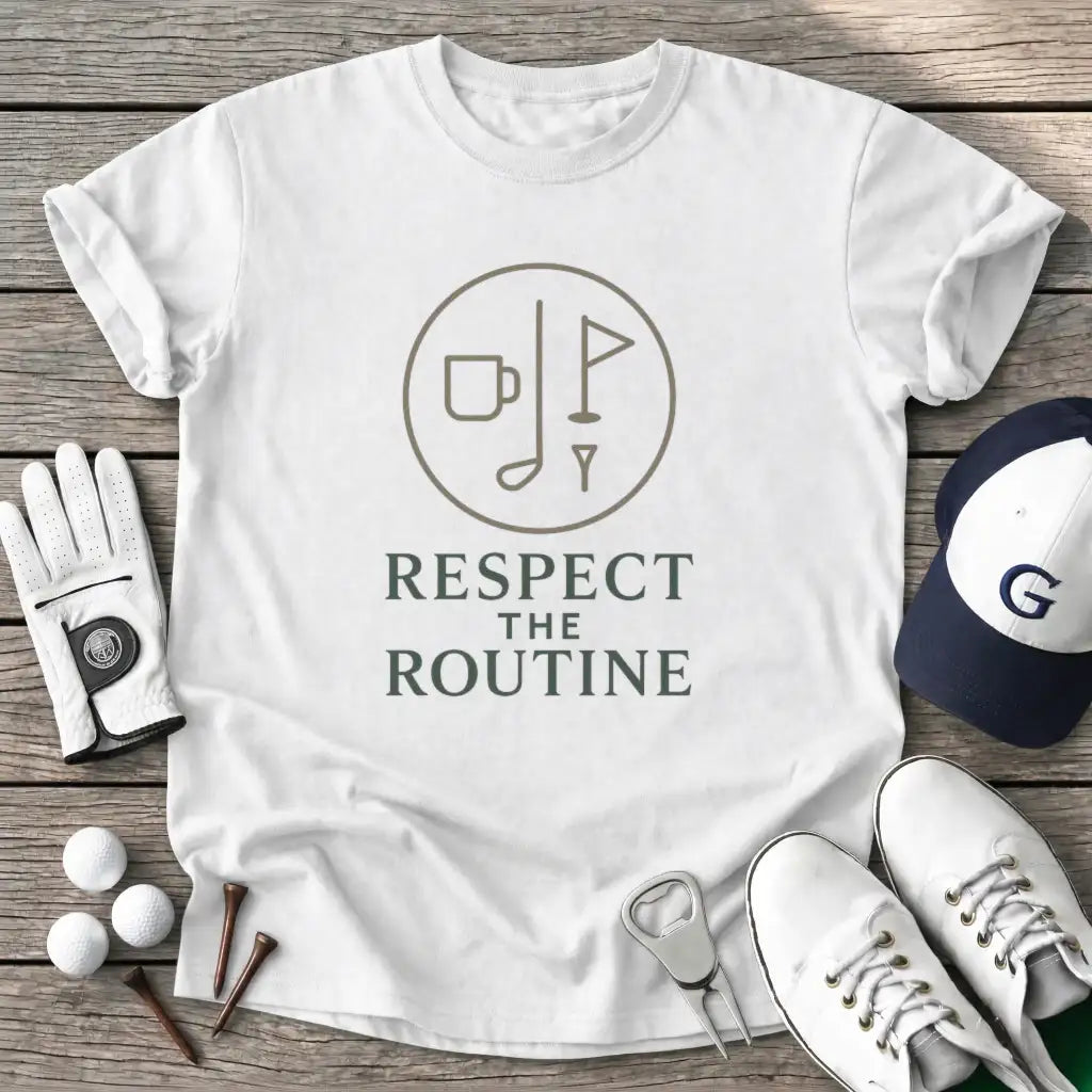 White / S Respect The Routine T-Shirt