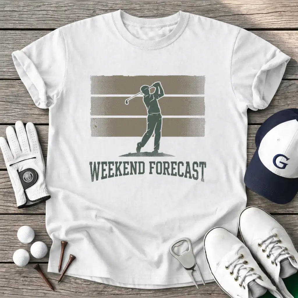White / S Retro Weekend T-Shirt