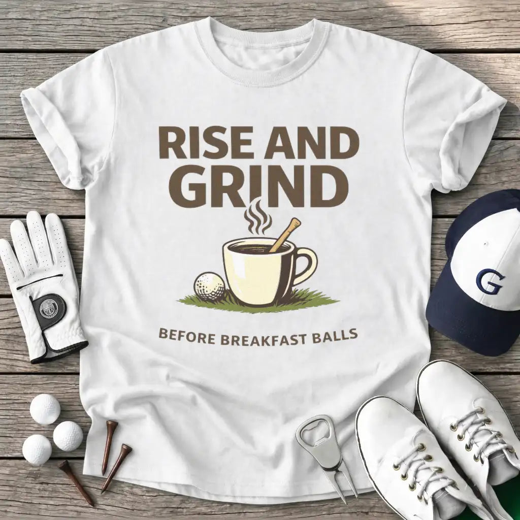 White / S Rise And Grind T-Shirt