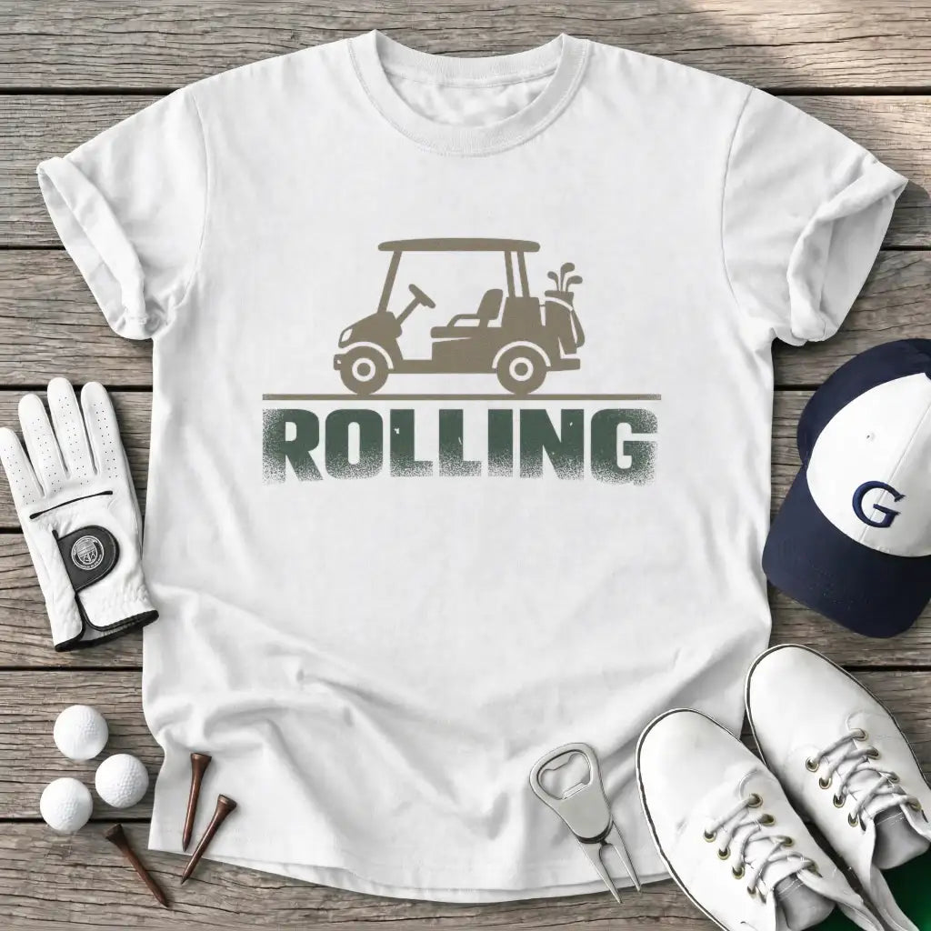 White / S Rolling T-Shirt
