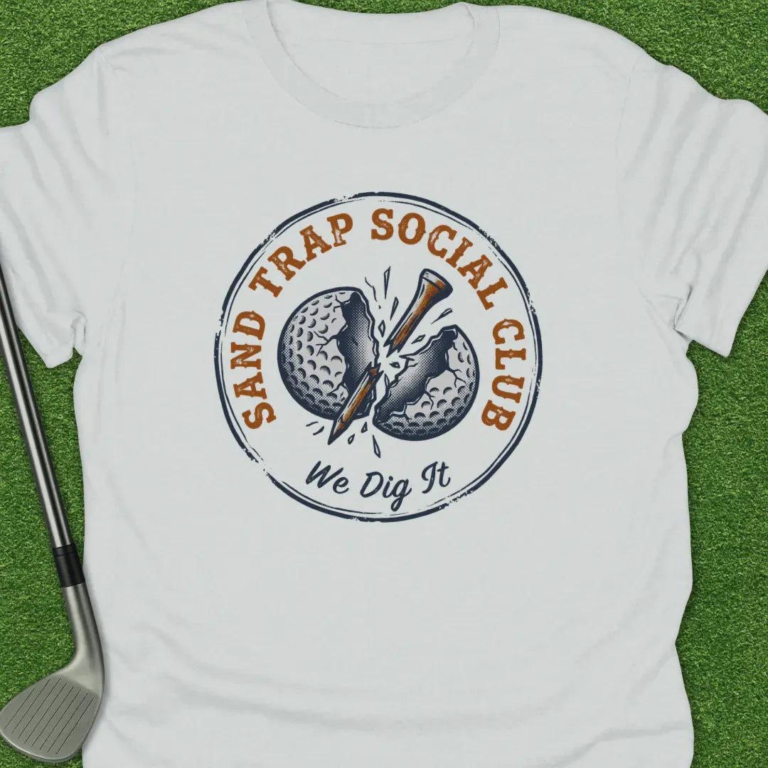 White / S Sand Trap Social T-Shirt