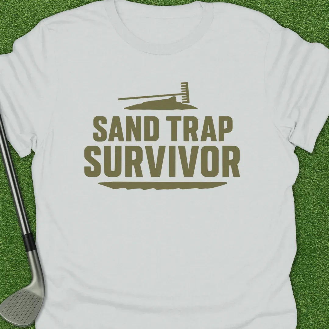 White / S Sand Trap Survivor T-Shirt