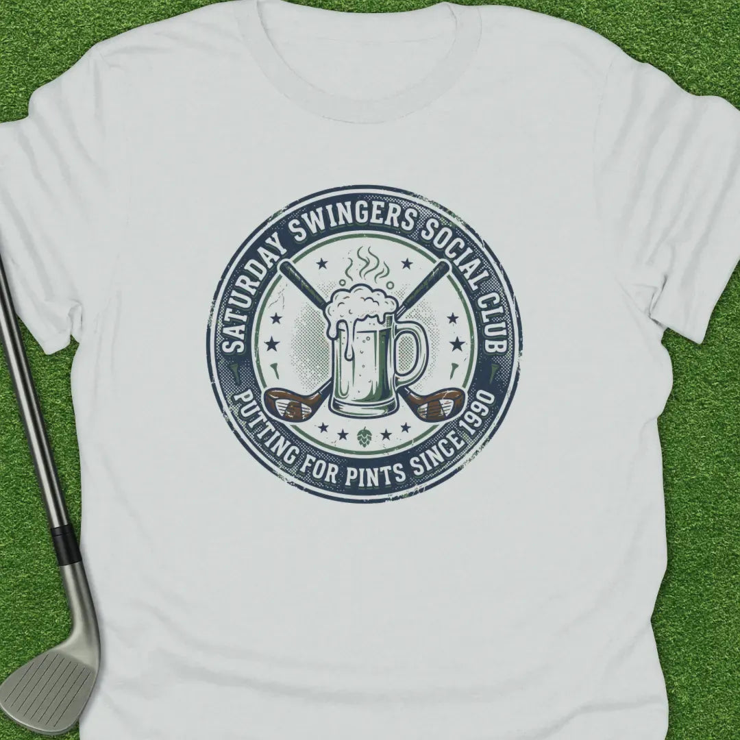 White / S Saturday Swingers T-Shirt