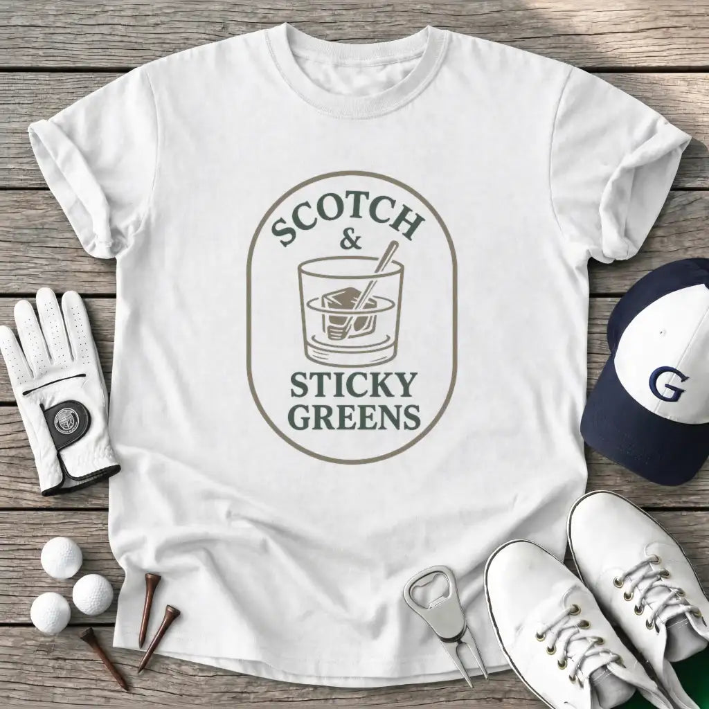 White / S Scotch Sticky Greens T-Shirt