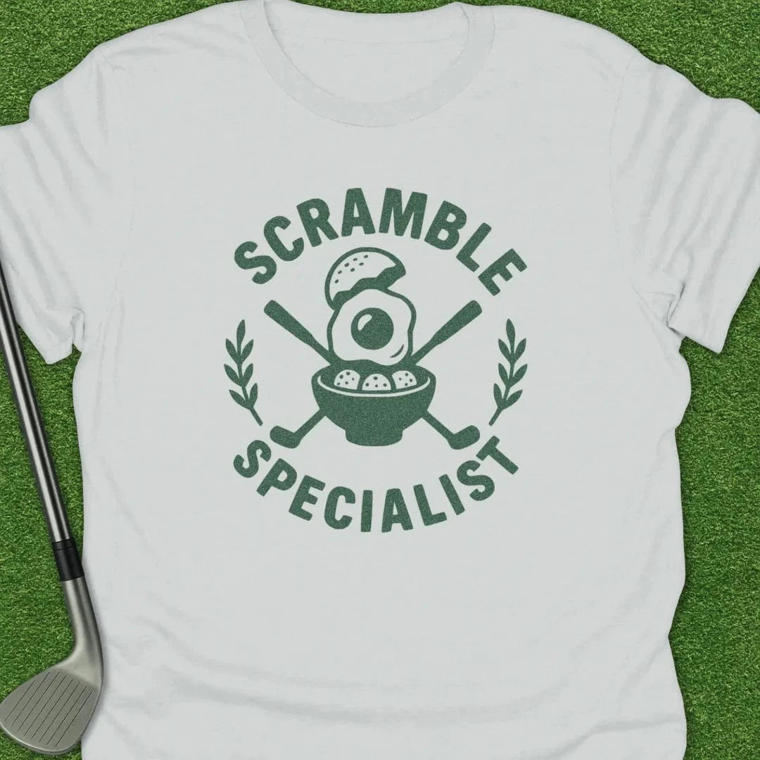 White / S Scramble Specialist T-Shirt