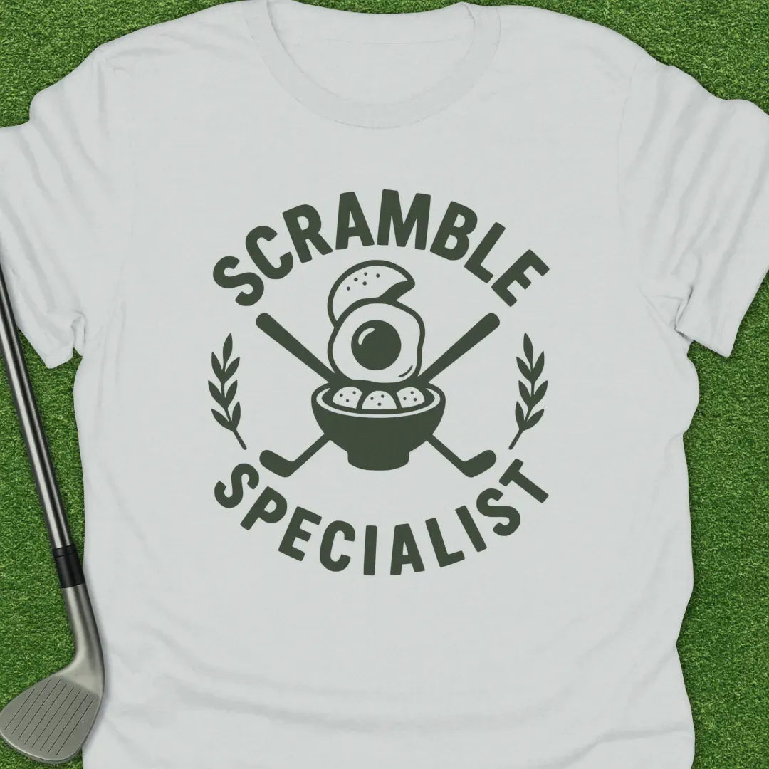White / S Scramble Specialist T-Shirt