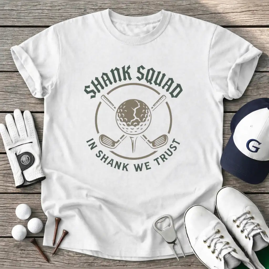 White / S Shank Squad Shank T-Shirt