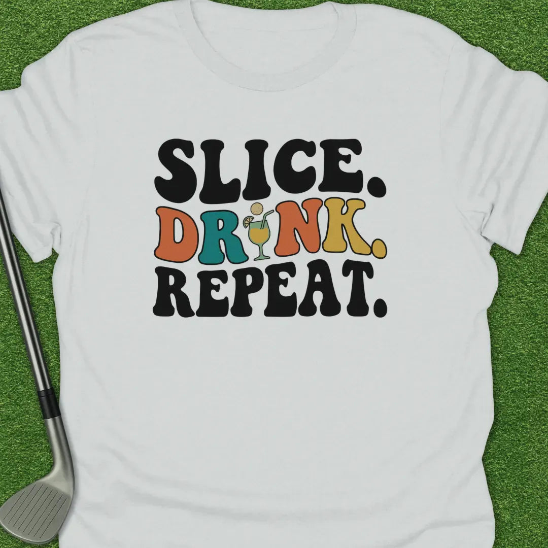 White / S Slice Drink Repeat T-Shirt