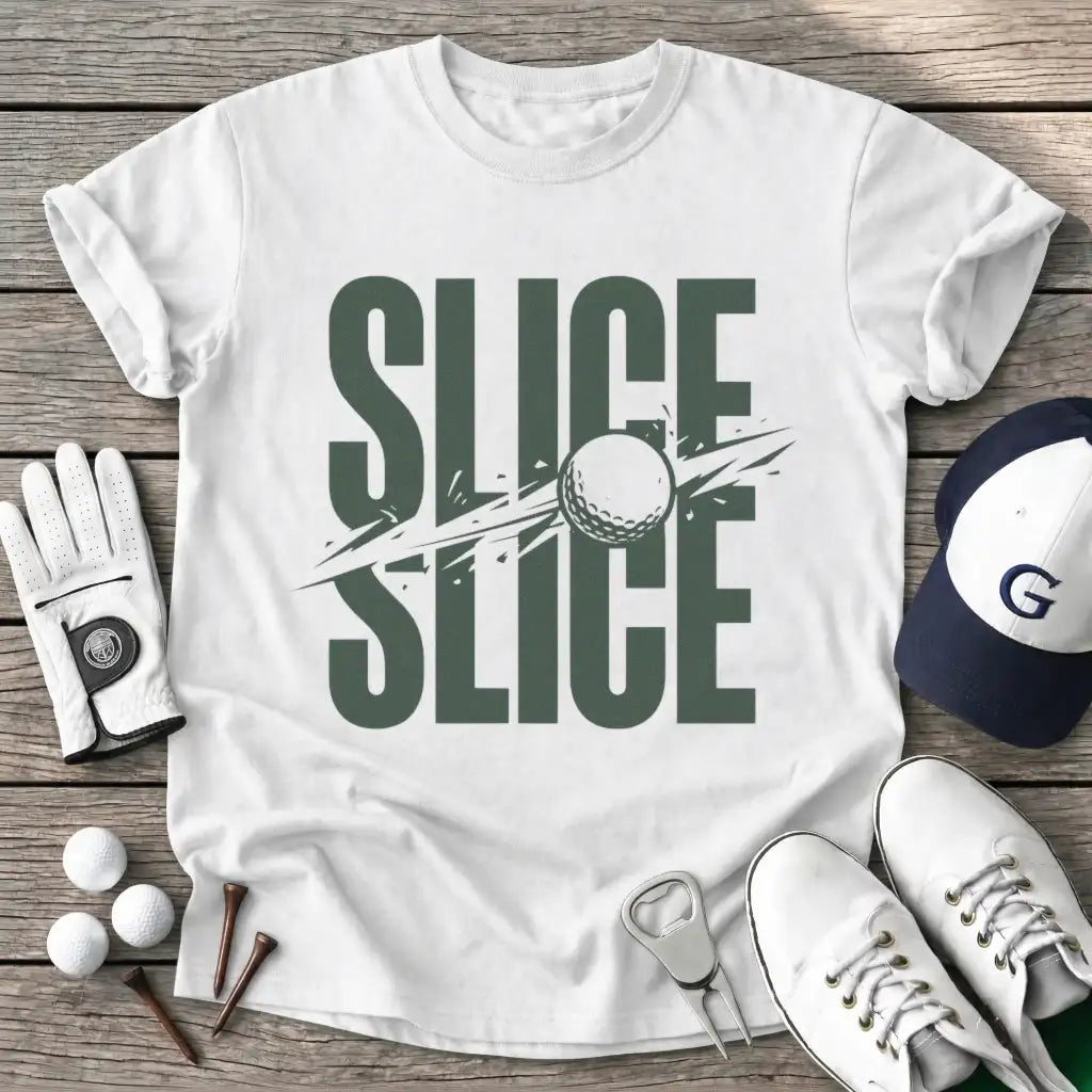 White / S Slice Slice T-Shirt