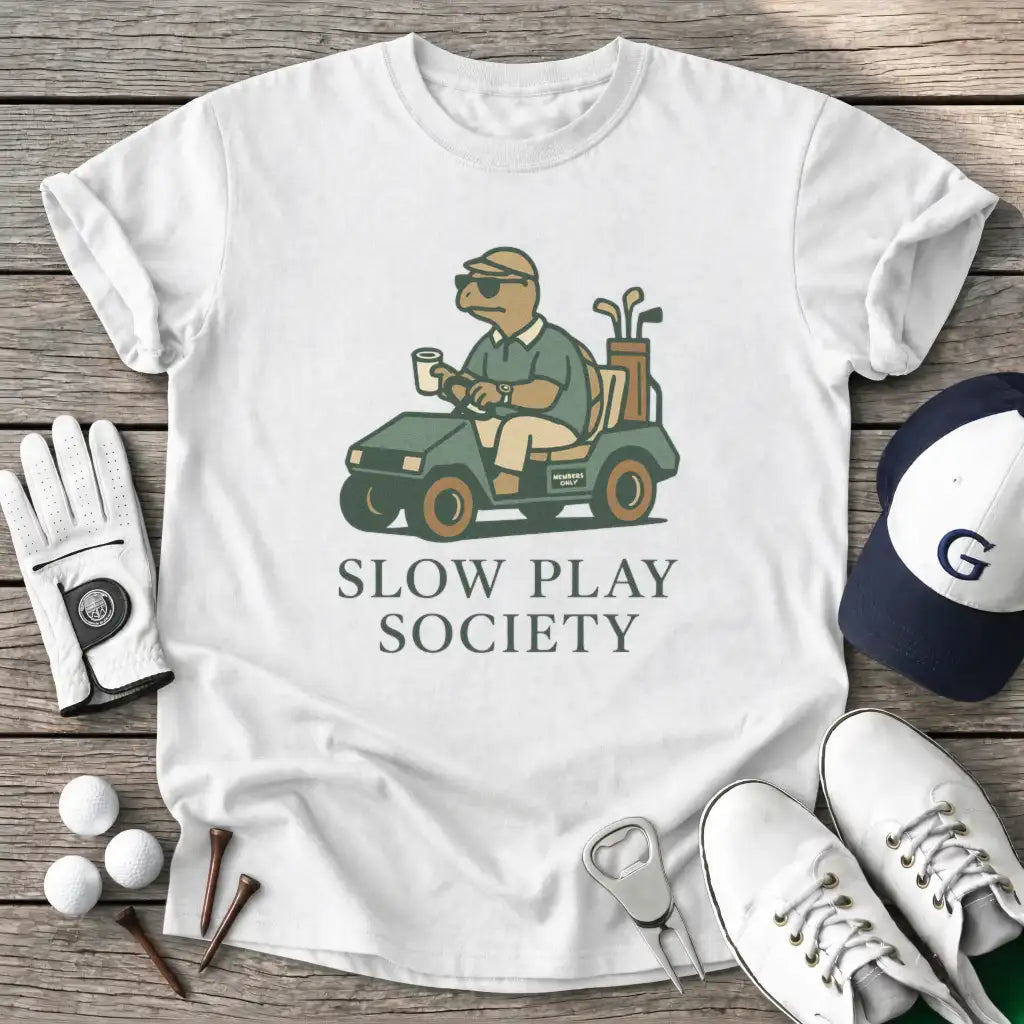 White / S Slow Play Society T-Shirt
