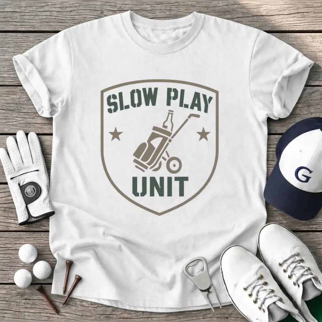 White / S Slow Play Unit T-Shirt