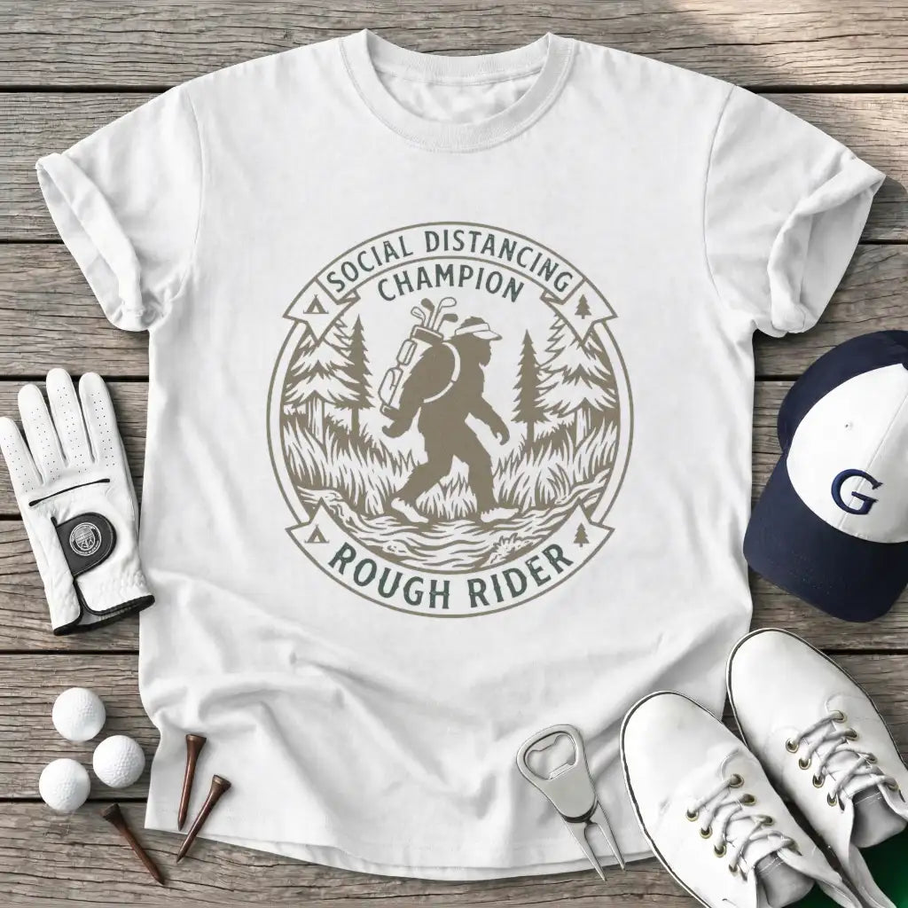 White / S Social Distancing T-Shirt